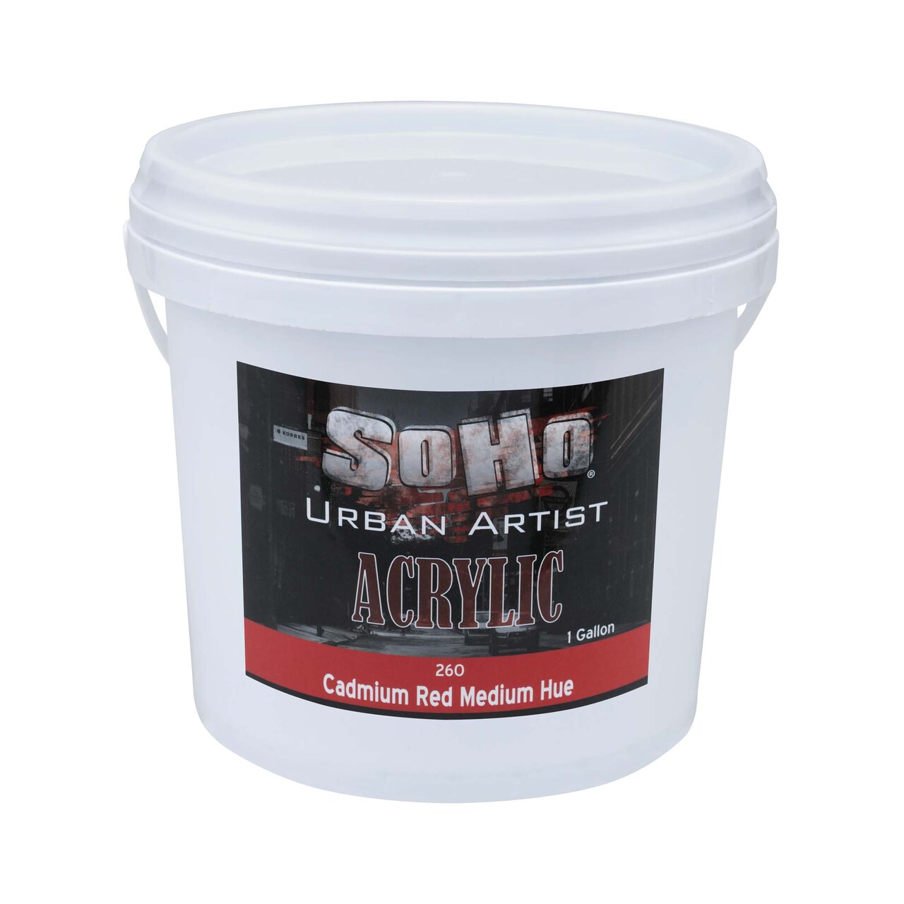 SoHo Urban Artist Heavy Body Acrylic Paint - 1 Gallon - Thick, Rich Color, Excellent Coverage, Professional Quality - Artists Acrylic Paint